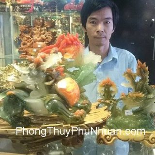 Anh Tuấn - Khách hàng mua Tỳ hưu A079, Long phụng xanh A153 và Rồng xanh E122