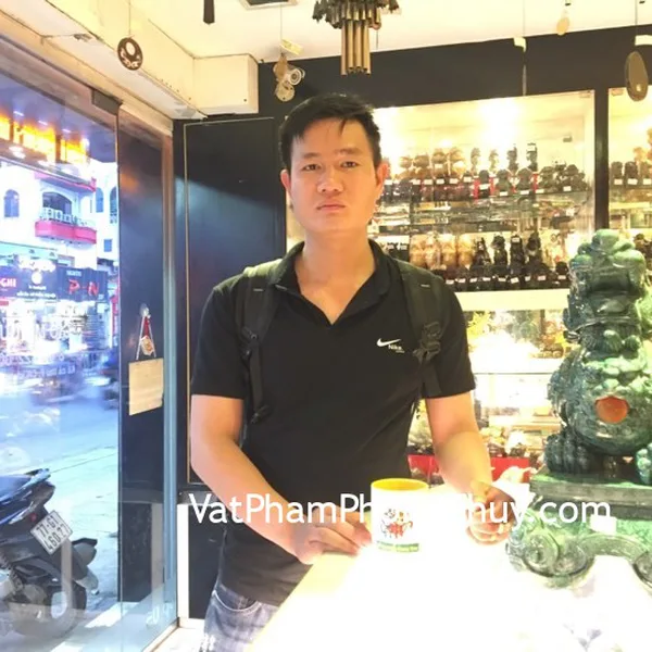 Anh Trung - khách hàng mua tỳ hưu xanh vân ngọc K089M