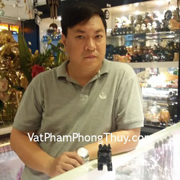 Anh Nam - khách hàng mua tỳ hưu bắc kinh đen BKD-S