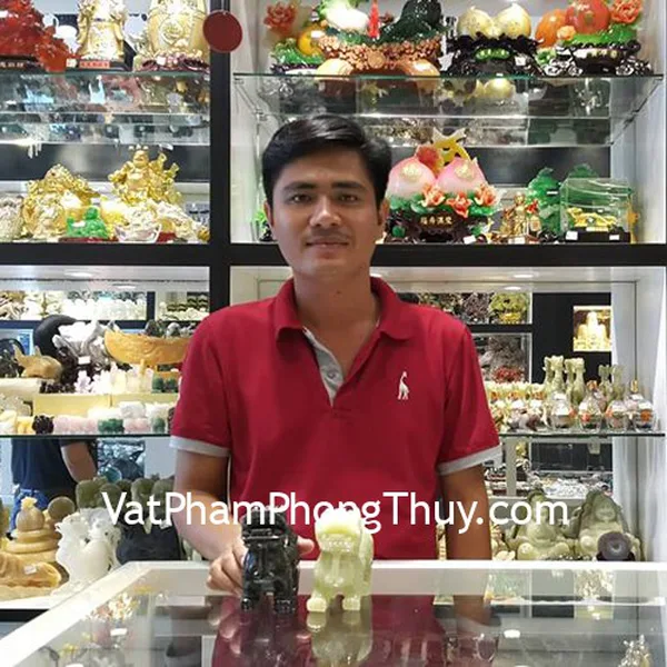 Anh Toàn - khách hàng mua cặp tỳ hưu bắc kinh đen, xanh trung BKD-M và xâu tiền 6 xu CC1135