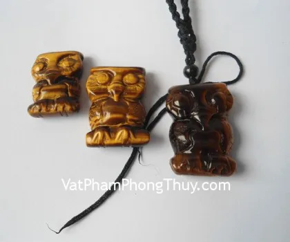 Cú mèo đá mắt mèo S5018-2