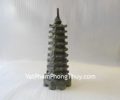 Tháp văn xương lam ngọc 9 tầng- lớn H063