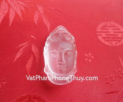 Phật bồ tát thạch anh trắng S2028