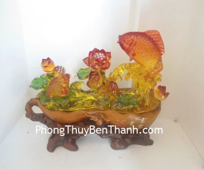 Cá phú quý hưu dư lưu ly Y156