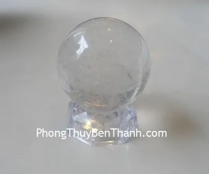 Qủa cầu đá thạch anh trắng đặc biệt DT230-S3-2341