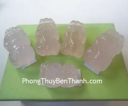 Mặt nhẫn Tỳ hưu thạch anh hồng 10.5 FS752