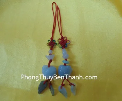 Móc đt 1 heo + 1 thùng nước hoàng long S352-1