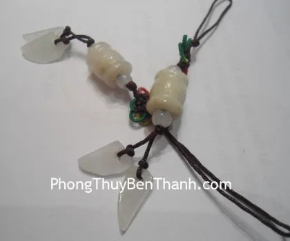 Hồ lô vàng lớn nhiều hồ lô nhỏ xoay - phúc lộc cát tường FH504G
