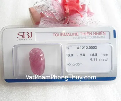 Mặt như ý tourmaline S926