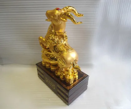 Dê đứng tụ bảo vàng - phú quý cát tường H025G