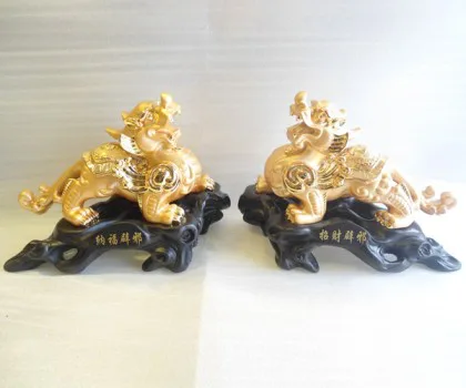 Tỳ hưu vàng - tụ tài, tụ phước bích tà H118G