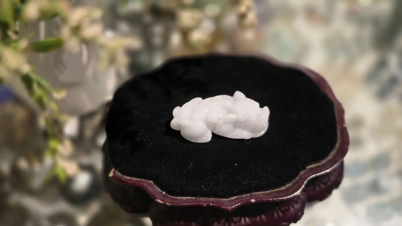 Tỳ hưu ngọc phỉ thúy xanh bạch A+++++ (GCN 17708 - 26.94 gr) S6899-S3-5604