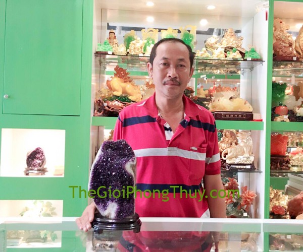 Chú Sơn - Khách hàng mua Bông Thạch Anh Tím FH089-31035