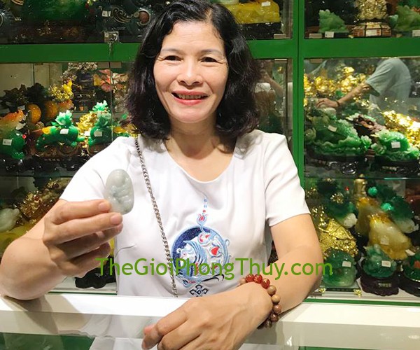 Cảm ơn Chị Thành-Khách hàng mua Phật bản mệnh phỉ thúy lớn A+ (Thìn-Tỵ) FS6508-4.