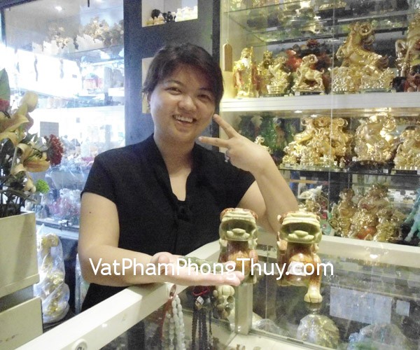Chị Huệ - khách hàng Tỳ hưu tiêu ngọc xanh trung R002