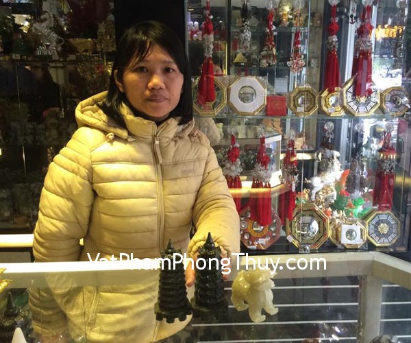 Chị Nguyện- khách hàng mua tỳ hưu Bắc Kinh xanh chuẩn, tháp văn xương lam ngọc