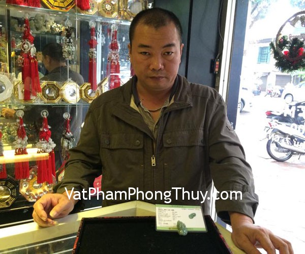 Anh Đức- khách hàng mua tỳ hưu ngọc Phỉ Thúy S2005-s2-8056