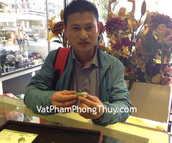 Anh Chất - khách hàng mua tỳ hưu ngọc Phỉ thúy S5151
