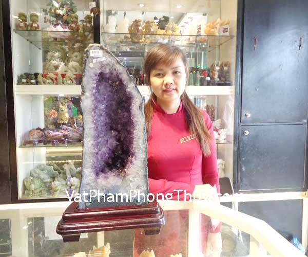 Chị Lưu - khách hàng mua Hang thạch anh tím H086-29866