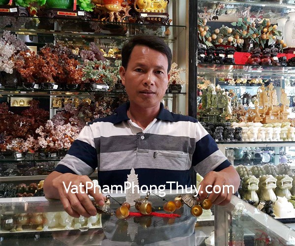 Anh Tưởng - khách hàng mua chuông gió đồng 3 tầng CG1218 và tháp văn xương thạch anh trắng GM134