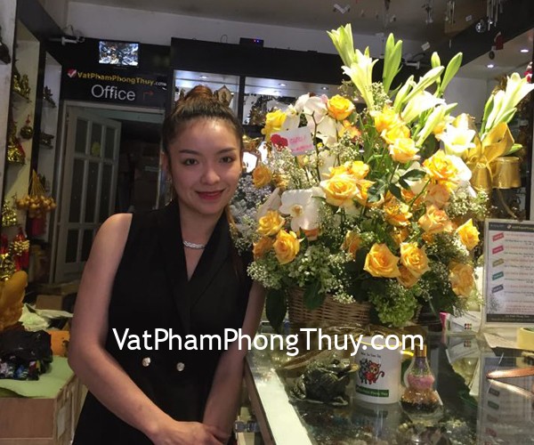 Chị Xuân Hồng- khách hàng mua cóc lam ngọc GM024, hồ lô ngũ hành K031, và tỳ hưu mặt nhẫn thạch anh S757,S6485, nhẫn mã não S6468 và S6499