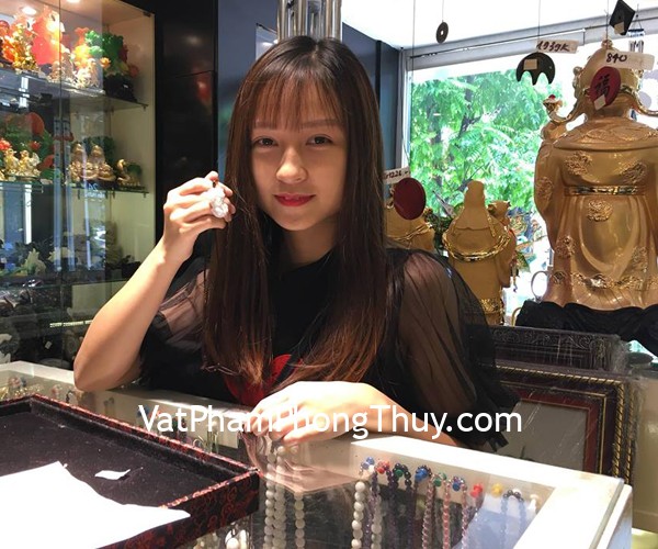 Bạn Lương - Khách hàng mua Tỳ Hưu ngọc Phỉ Thúy dáng nằm S6318