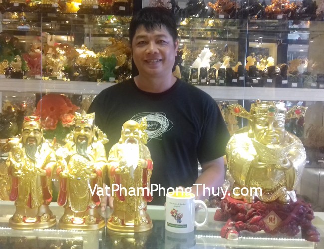 Anh Sơn - khách hàng mua Bộ Phước - Lộc - Thọ H233G, Thần tài vàng Y133